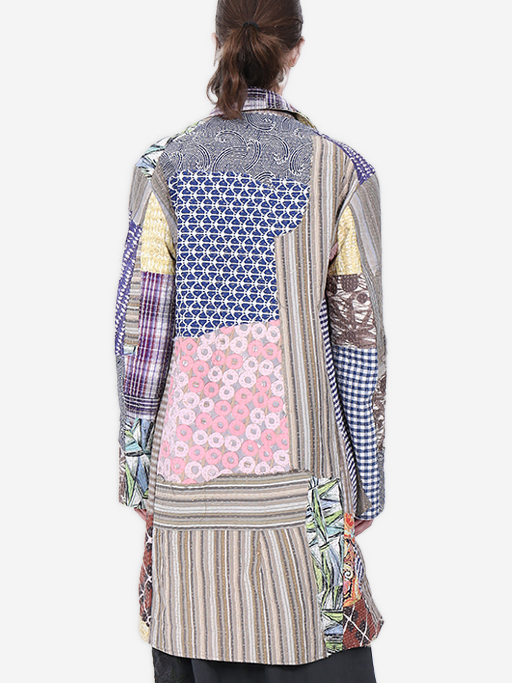Vintage Shirting Repatch Duster Coat