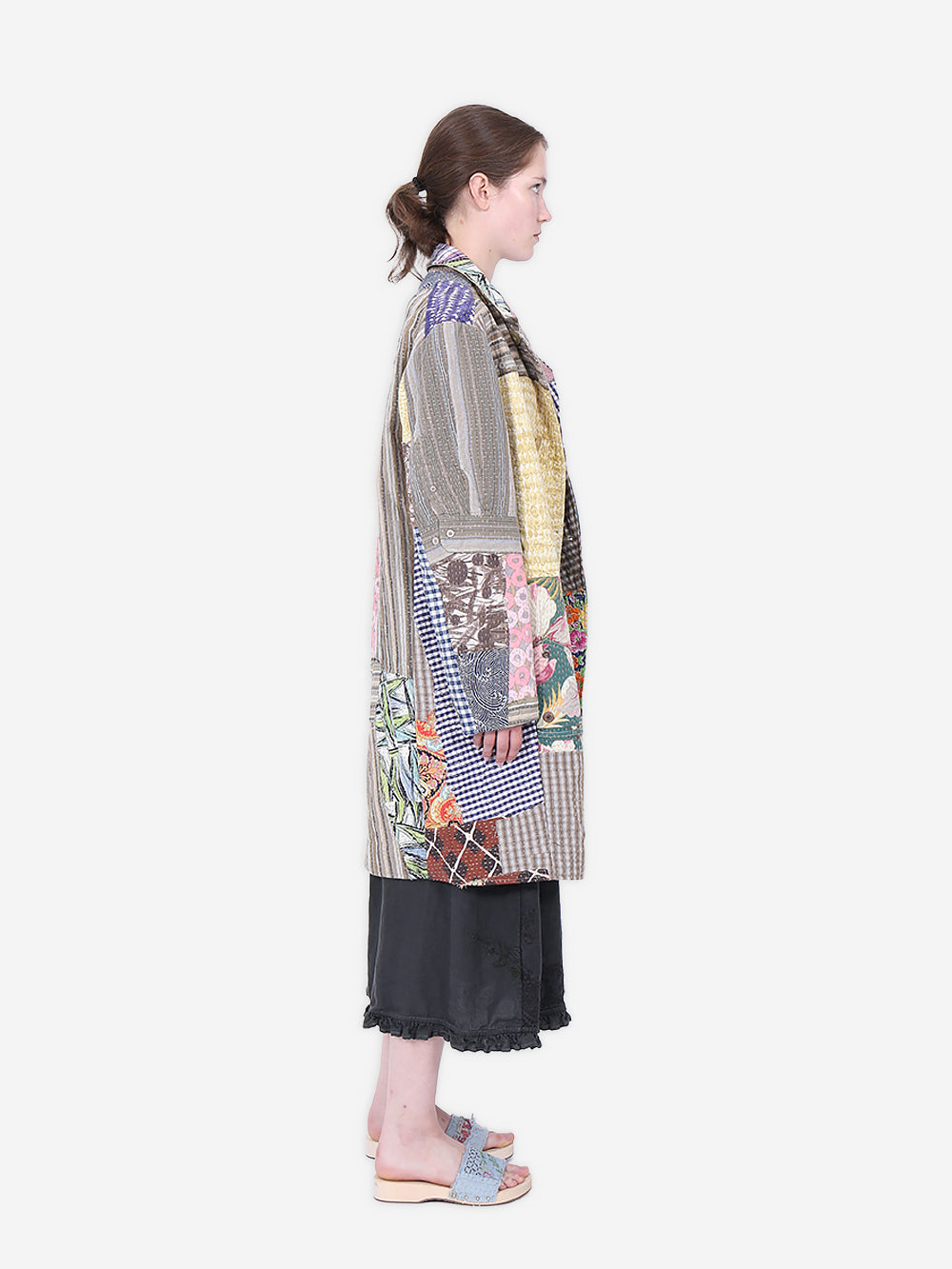 Vintage Shirting Repatch Duster Coat