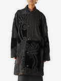 19th Century Dark Victorian Silk Rufus Coat