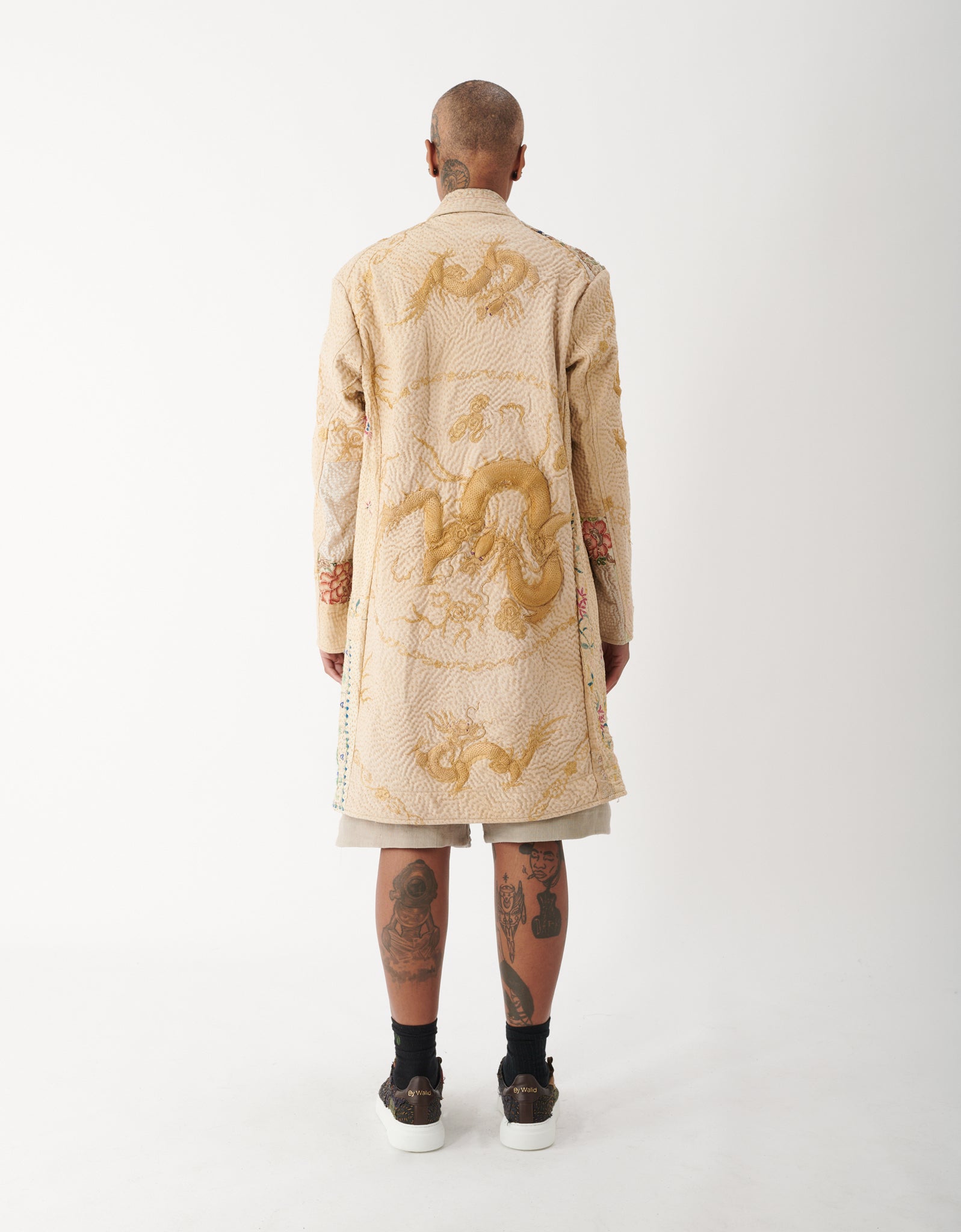 19th Century Silk Embroidered Rufus Coat