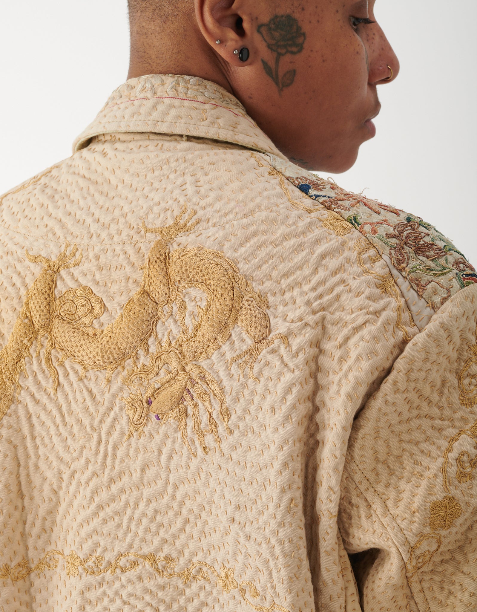 19th Century Silk Embroidered Rufus Coat