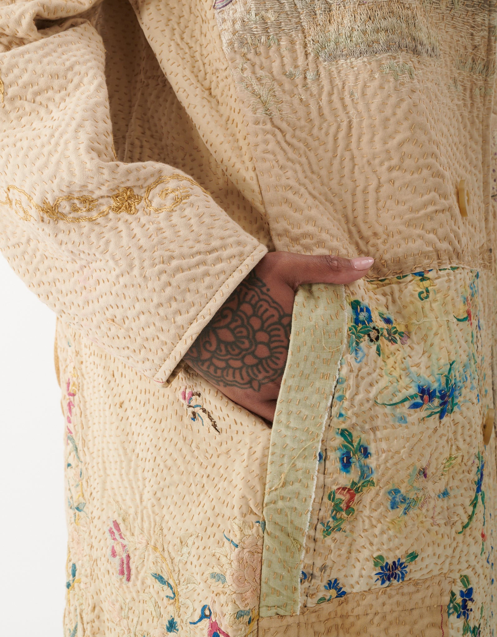 19th Century Silk Embroidered Rufus Coat