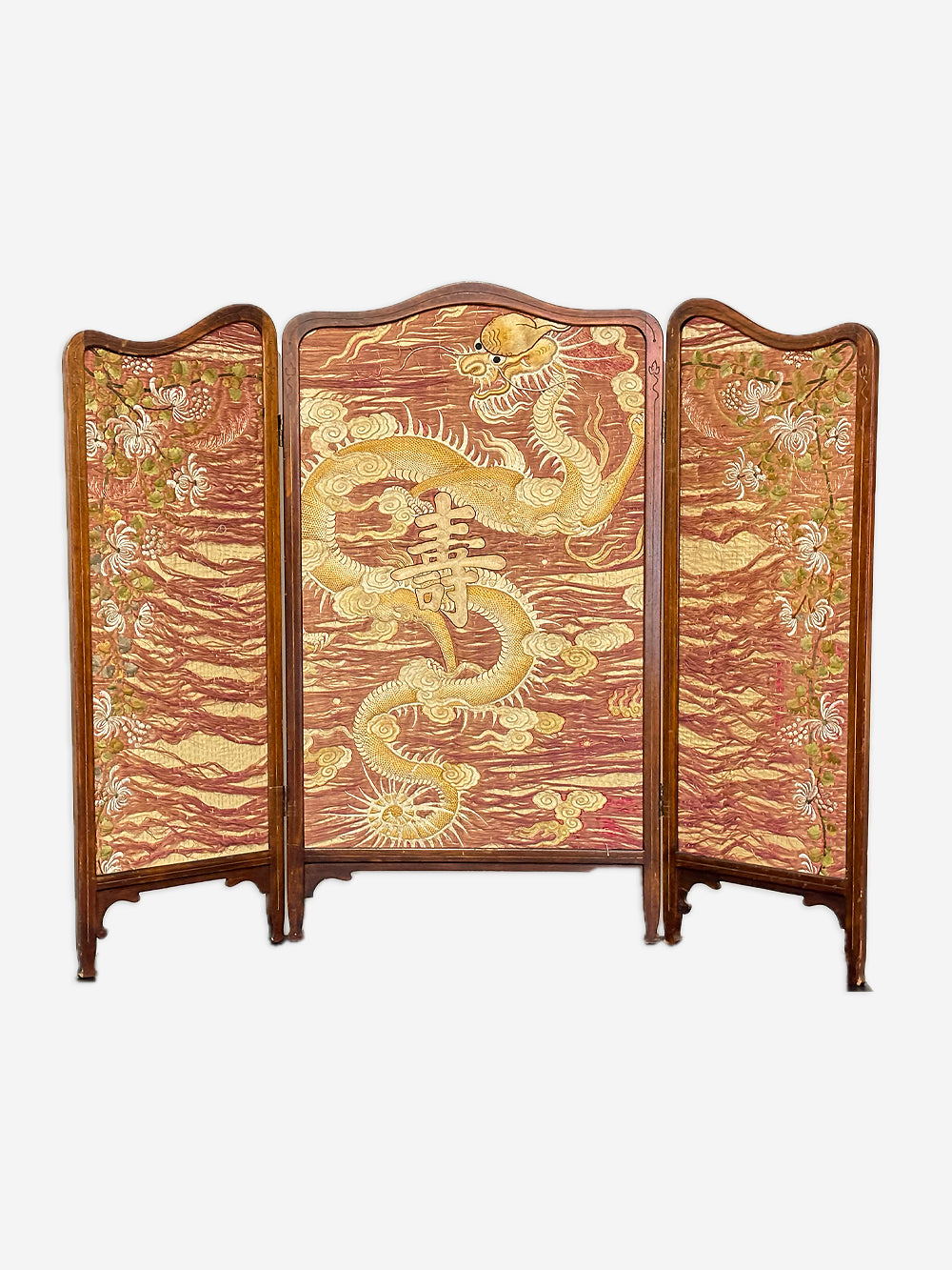 19th Century Qing Dynasty Embroidery Screen | 001