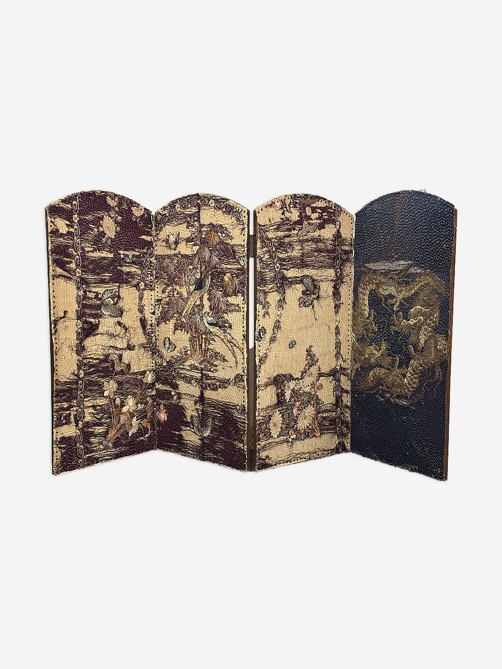19th Century Qing Dynasty Embroidery Screen | 002