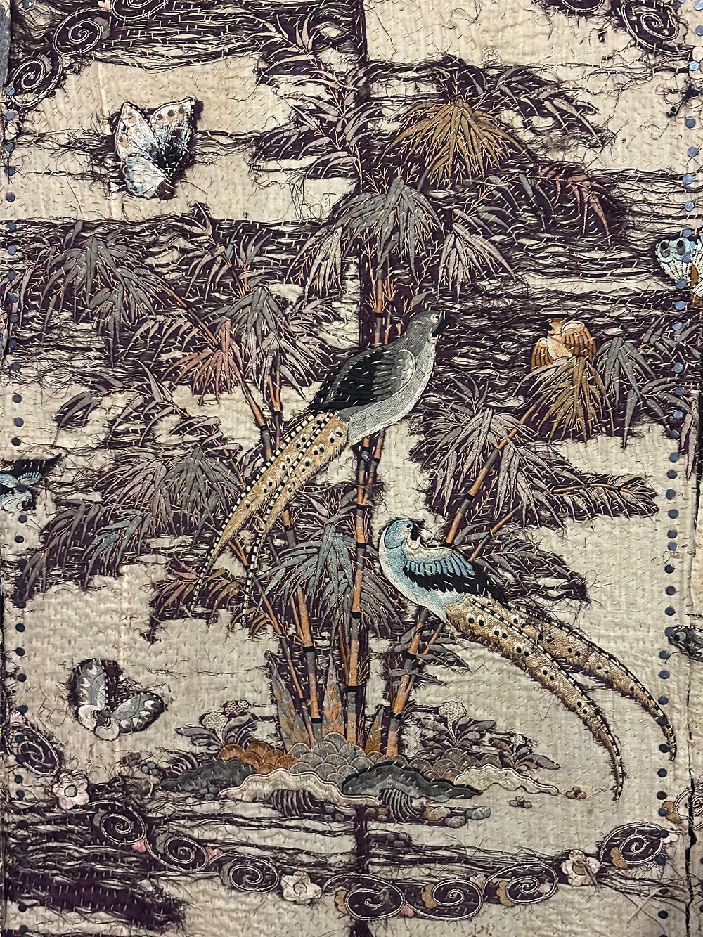 19th Century Qing Dynasty Embroidery Screen | 002