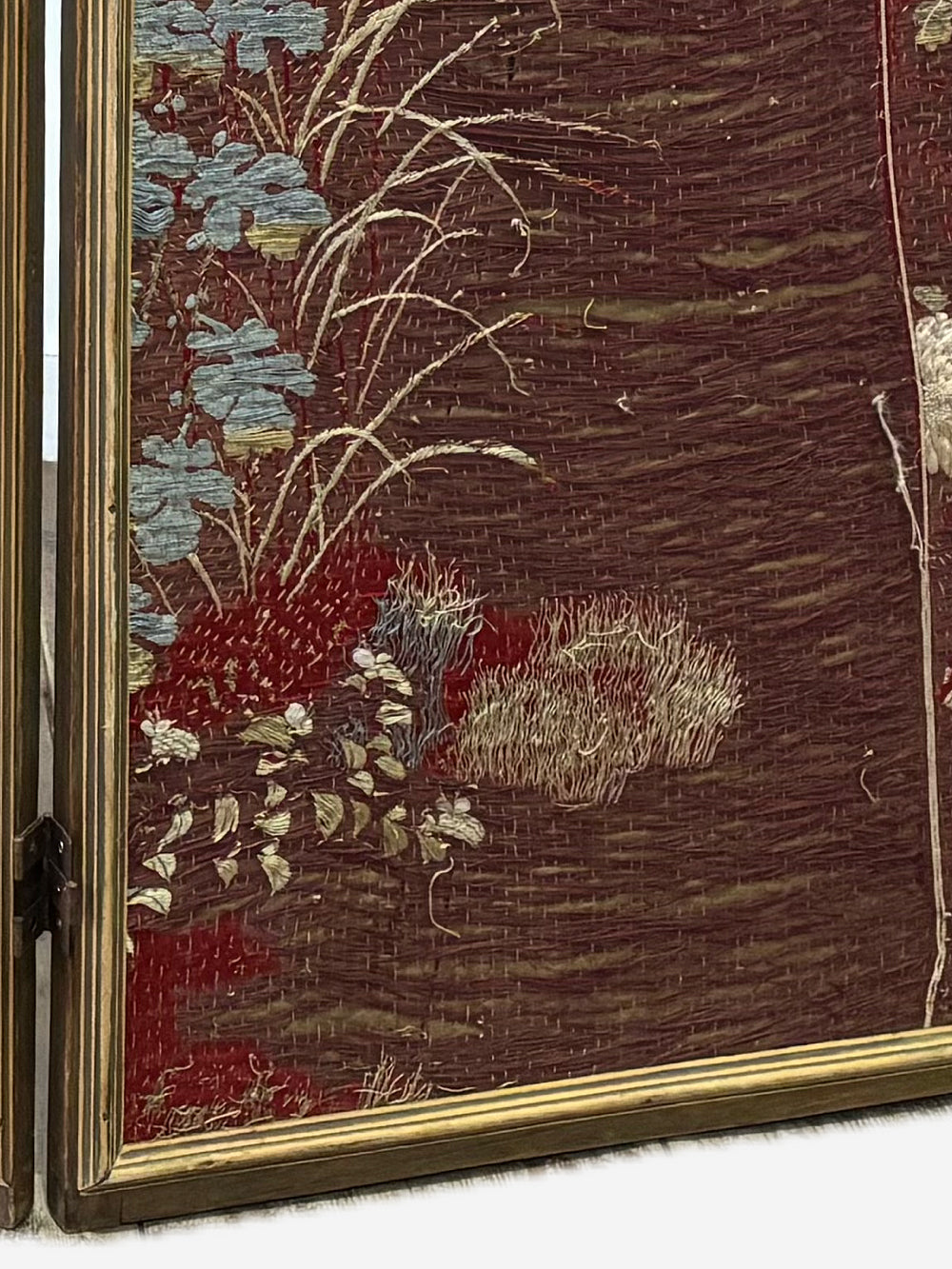 19th Century Qing Dynasty Embroidery Screen | 003