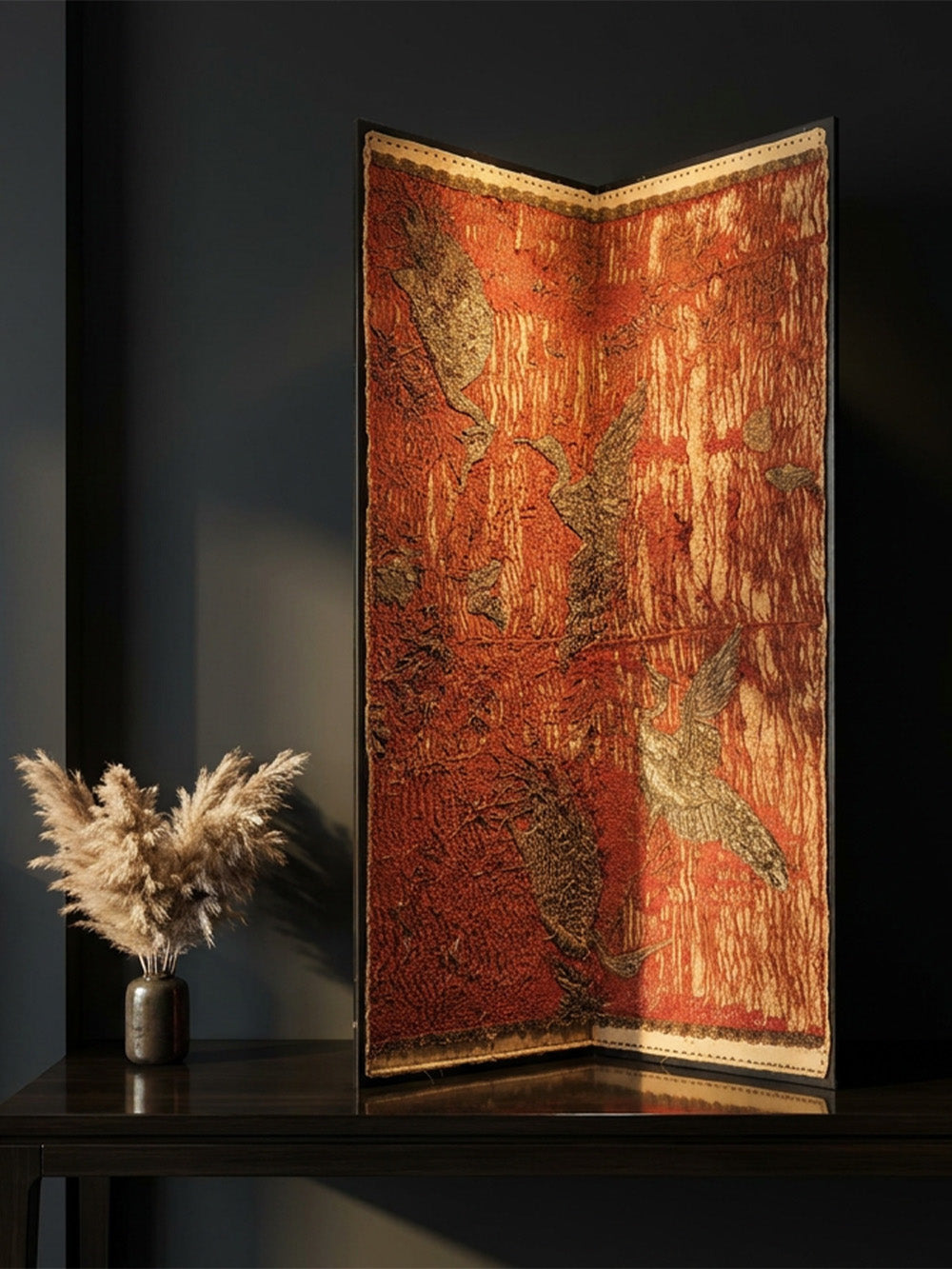 19th Century Qing Dynasty Embroidery Screen | 004