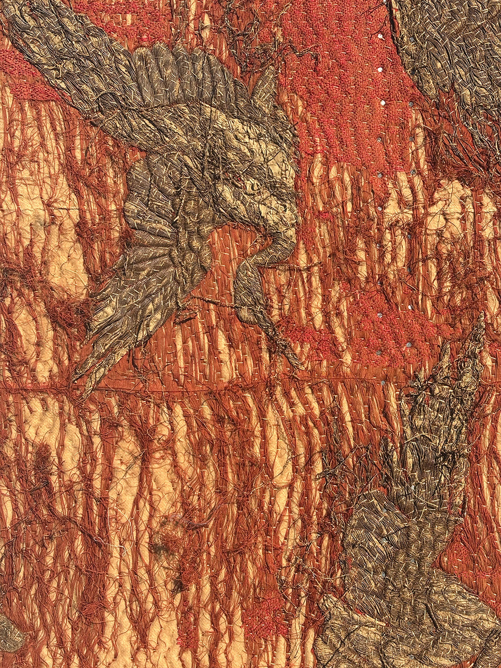 19th Century Qing Dynasty Embroidery Screen | 004