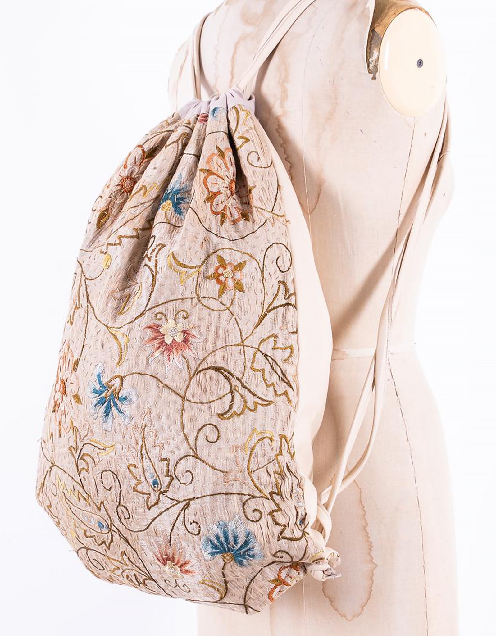 18th Century Silk Jim Bag