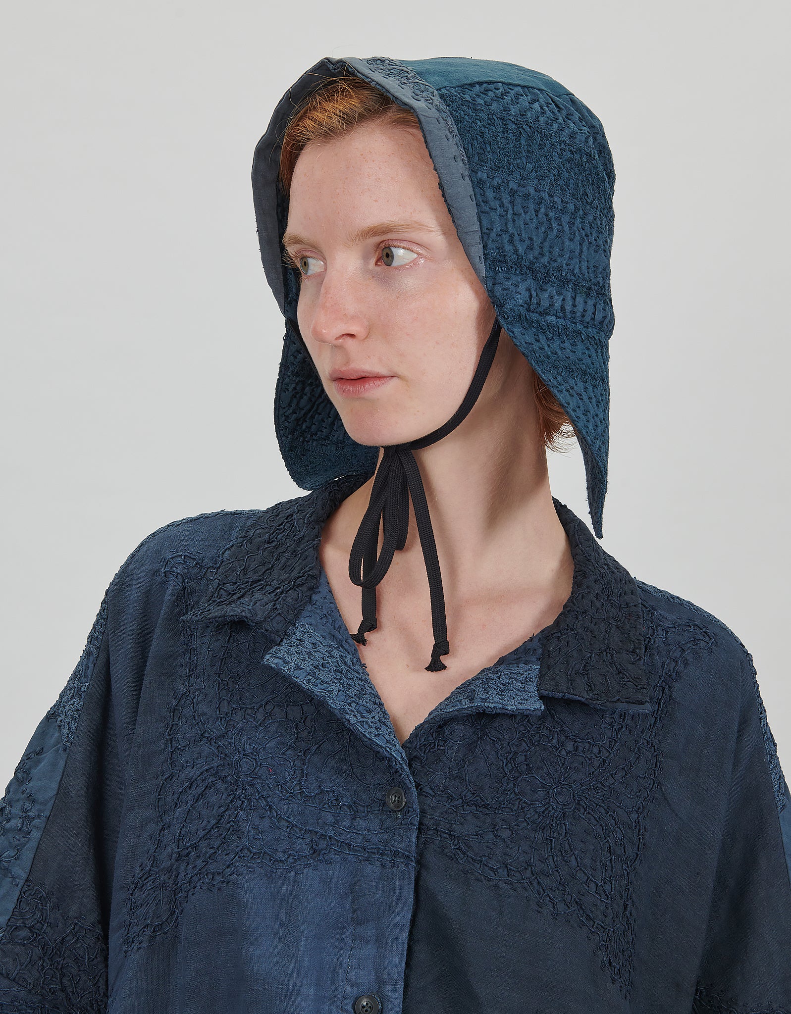 19th Century Lace Snowy Hat
