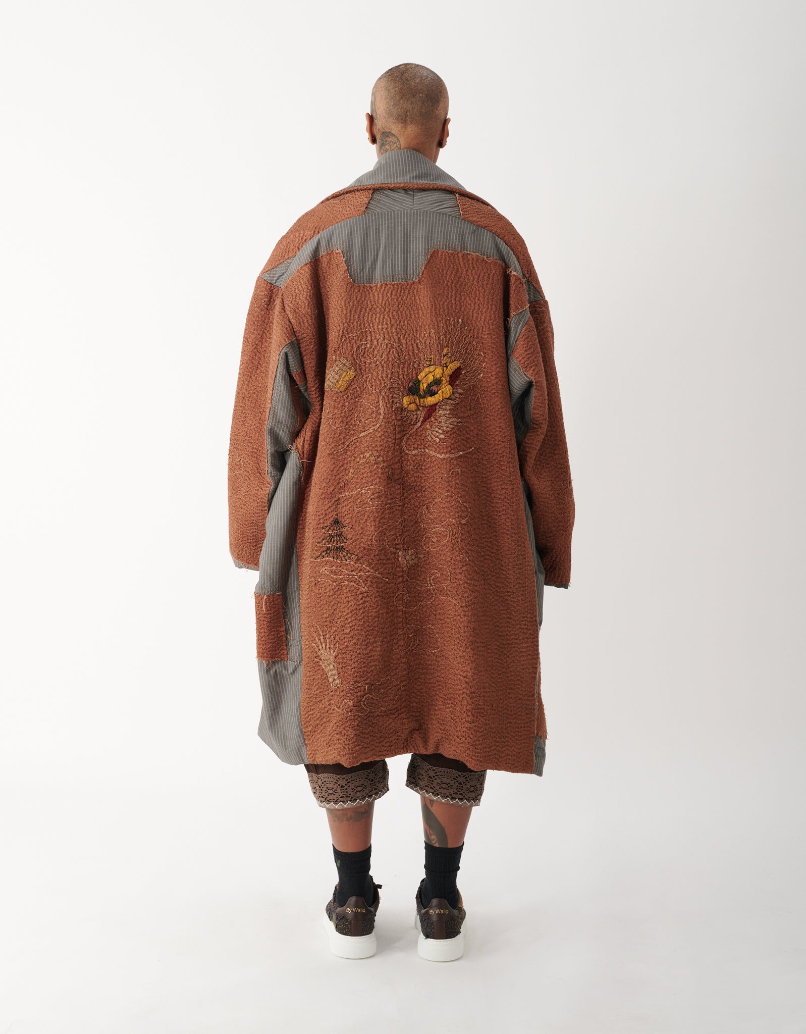 19th Century Embroidered Kimono Spencer Coat