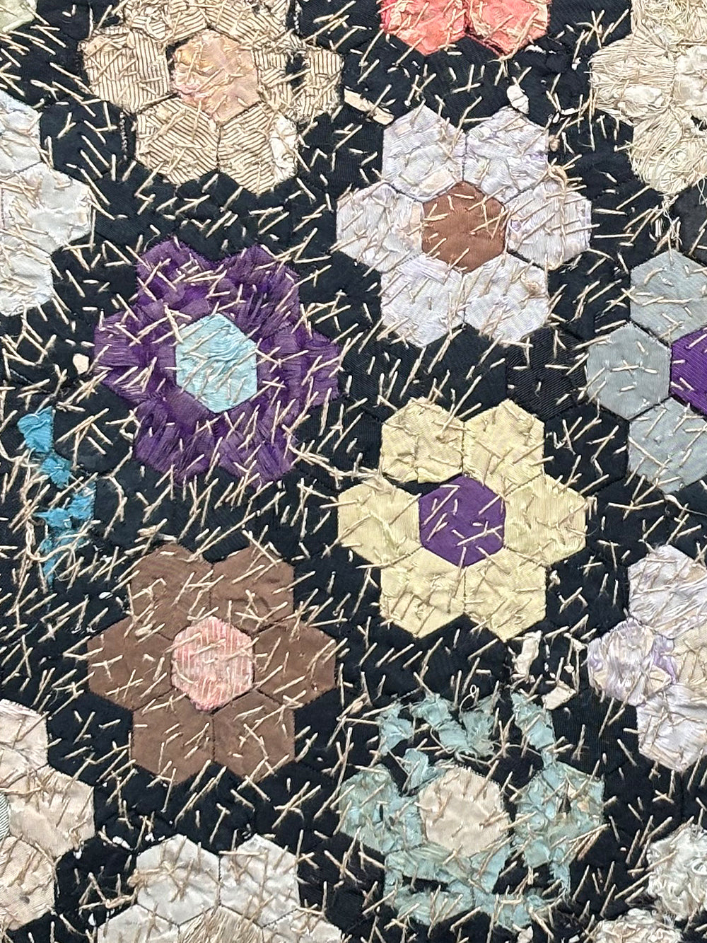 Vintage Patchwork Storage Stool | 609