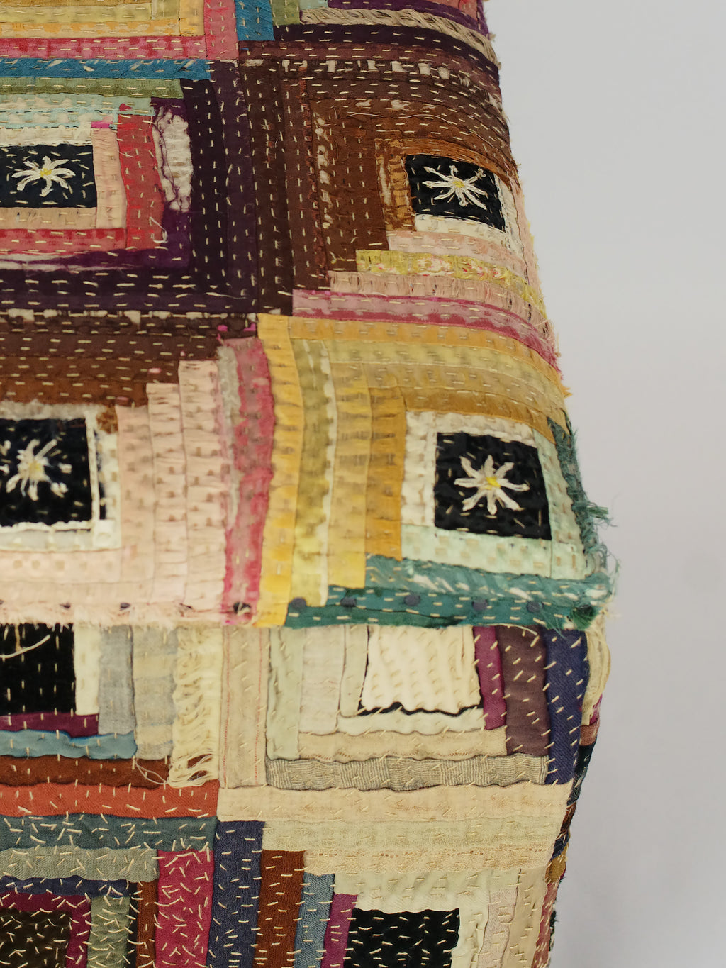 19th Century Patchwork Storage Stool | 325