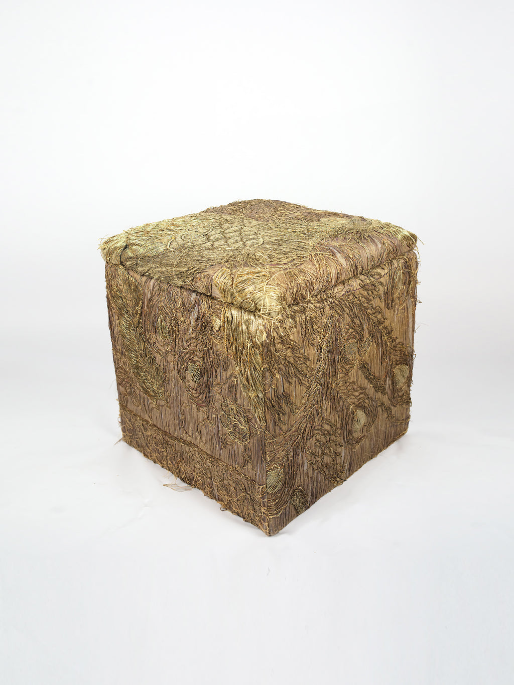 19th Century Chinese Embroidery Storage Stool | 326
