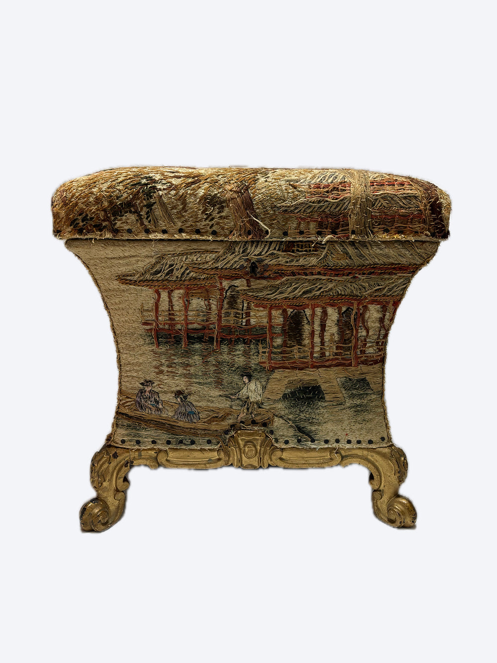 19th Century Rococo Storage Stool | 329