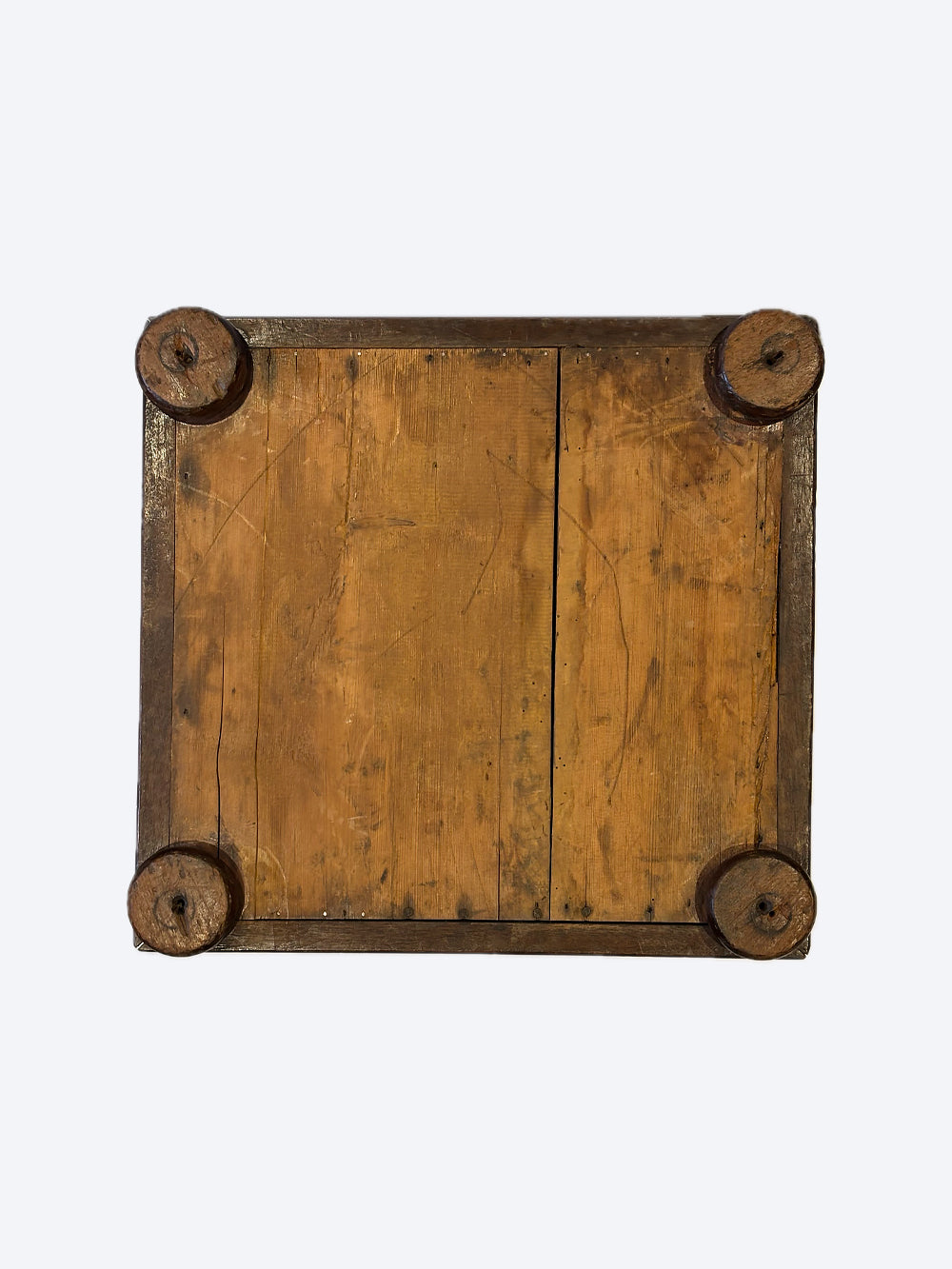 RESERVED | 17th Century Italian Silk Storage Stool | 606