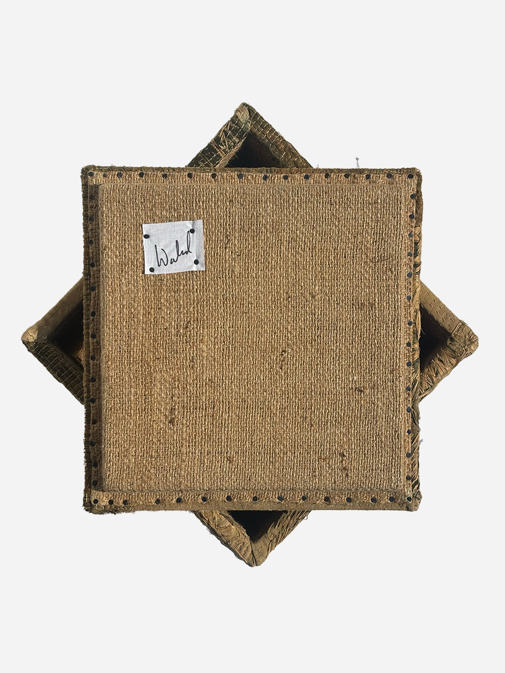 19th Century Japanese Meiji Silk Storage Stool | 619