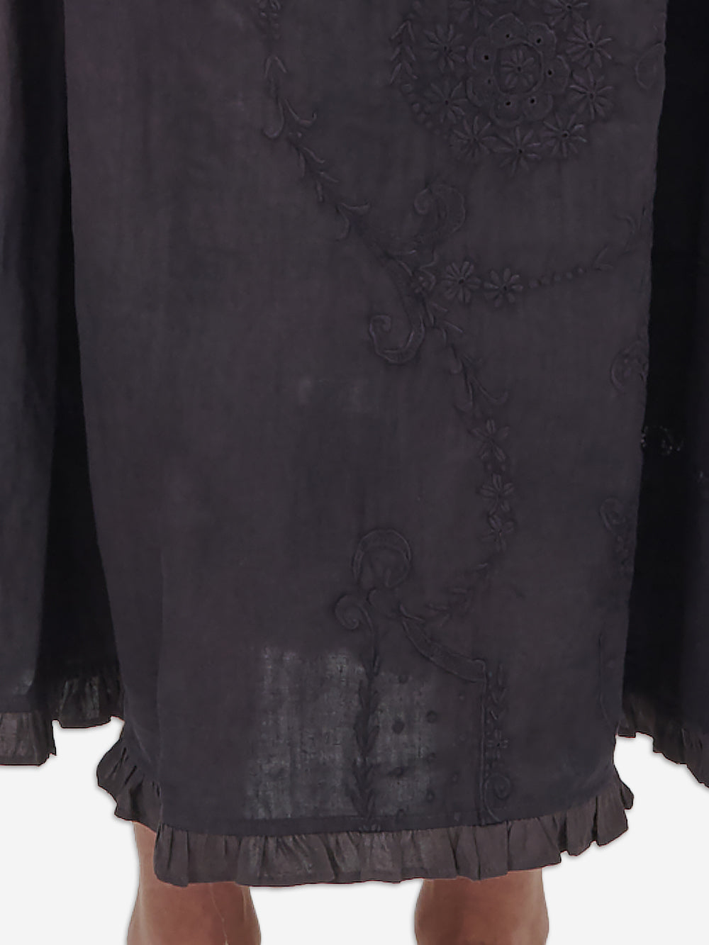 Vintage Embroidered Poplin Tala Skirt