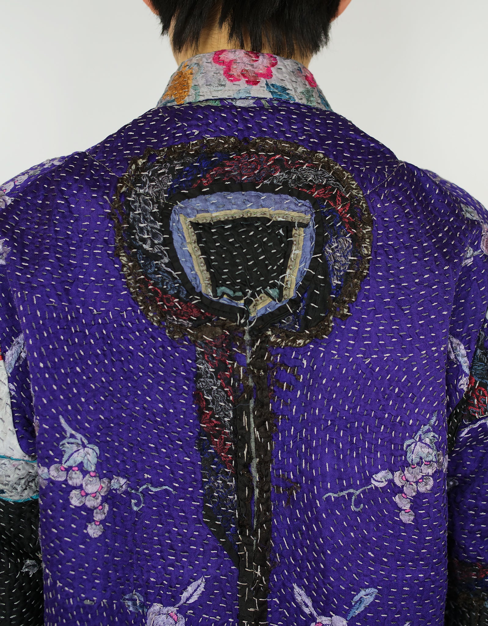 19th Century Chinese Silk Duster Coat