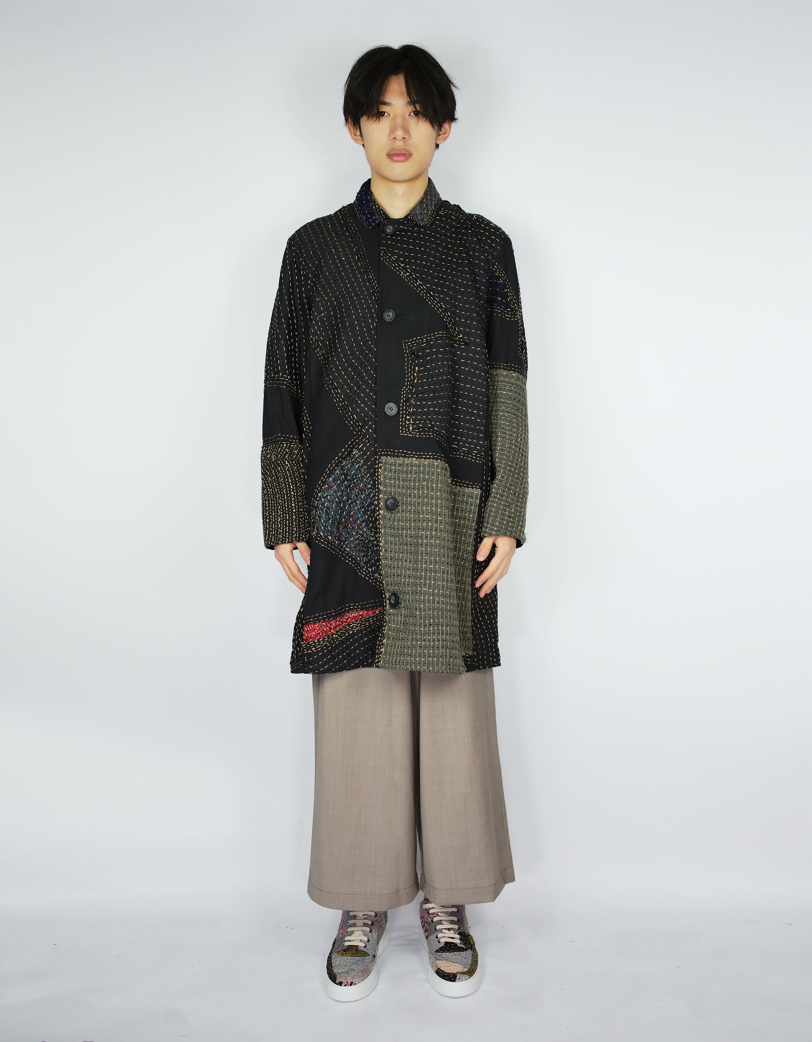 Fine Woollen Offcuts Duster Coat