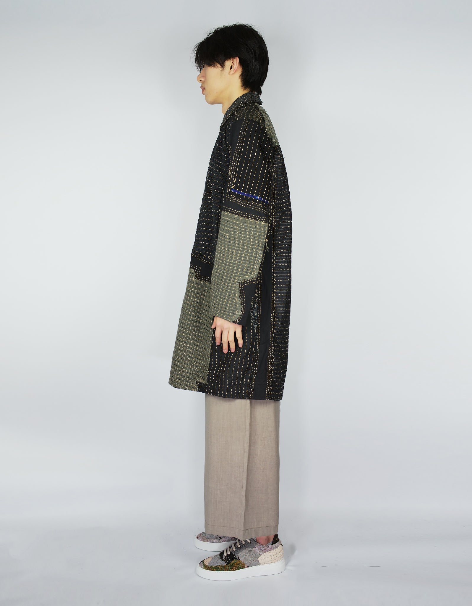 Fine Woollen Offcuts Duster Coat