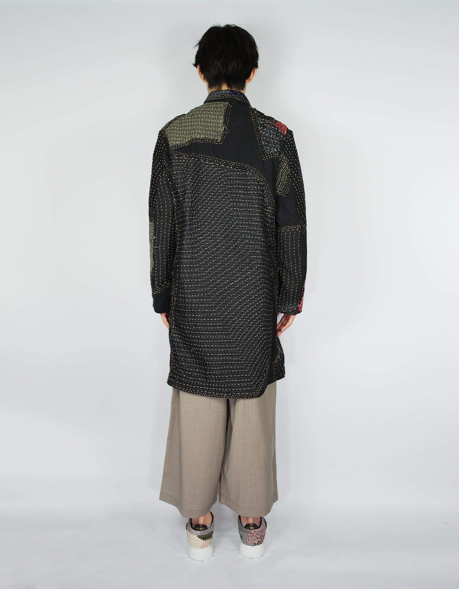 Fine Woollen Offcuts Duster Coat