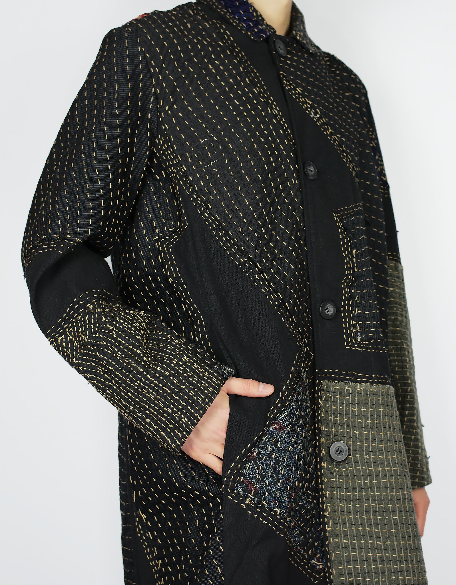 Fine Woollen Offcuts Duster Coat