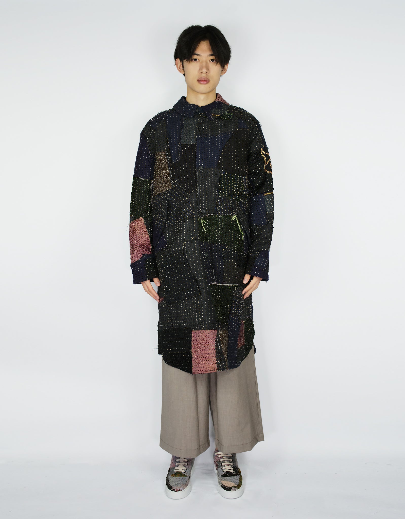 Fine Woollen Offcuts Duster Coat