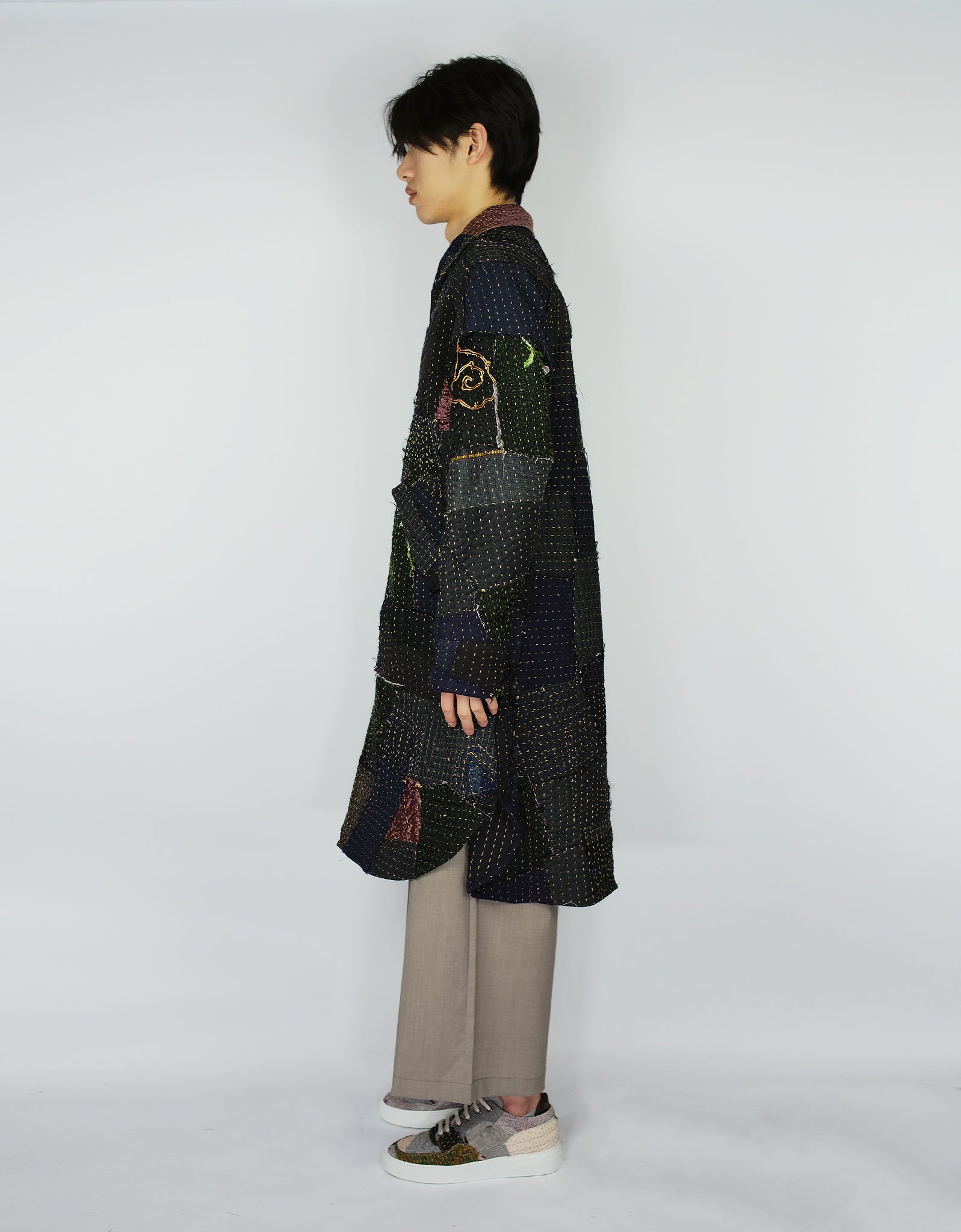 Fine Woollen Offcuts Duster Coat