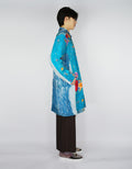 1920s Silk Piano Shawl Duster Coat