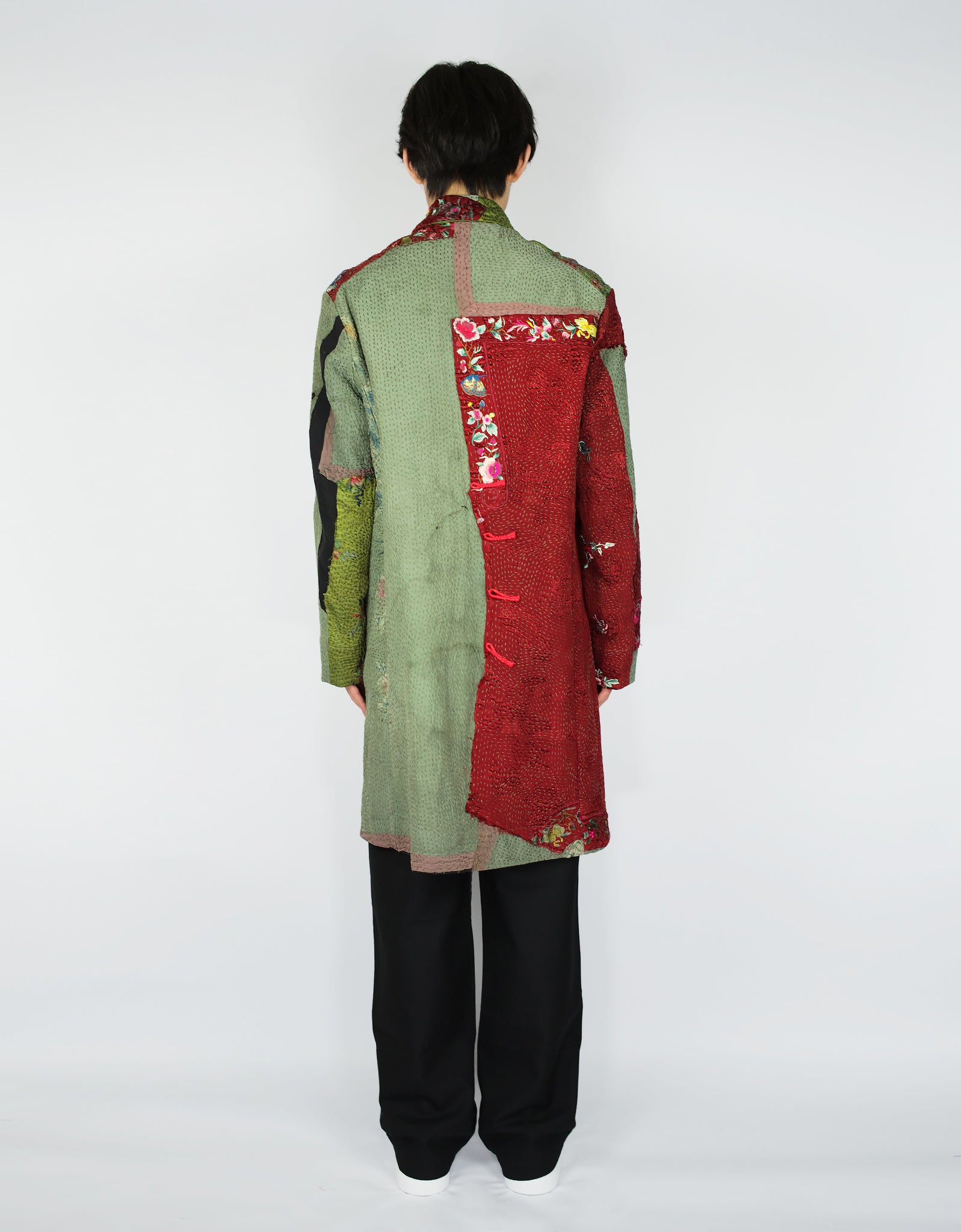 19th Century Chinese Silk Duster Coat