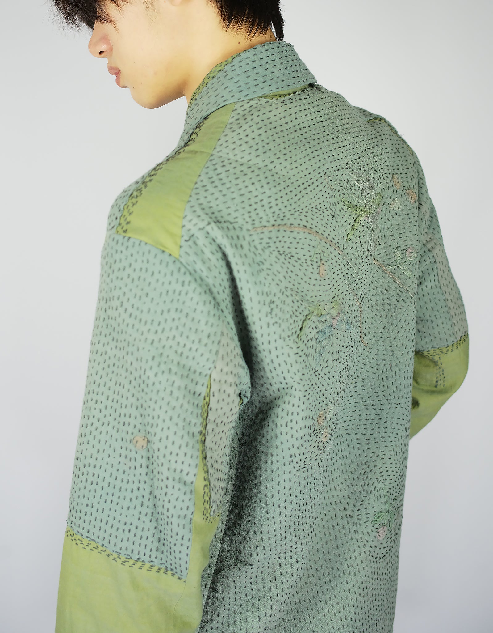 1940s Silk Kimono Duster Coat