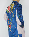 Antique Embroidered Silk Kimono Duster Coat