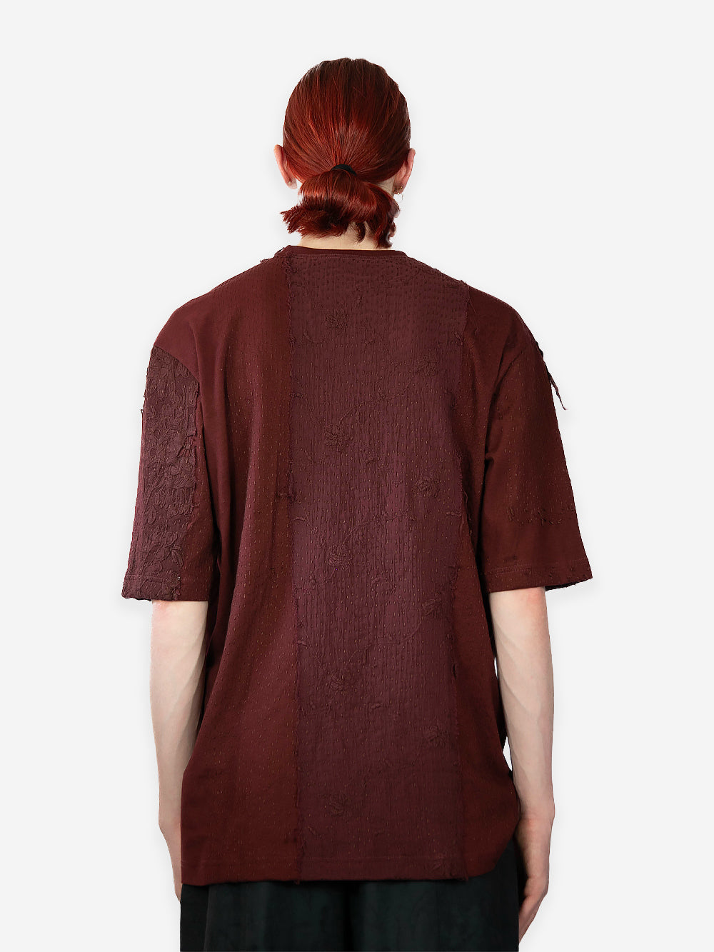 Antique Lace & Jersey Tibi Top