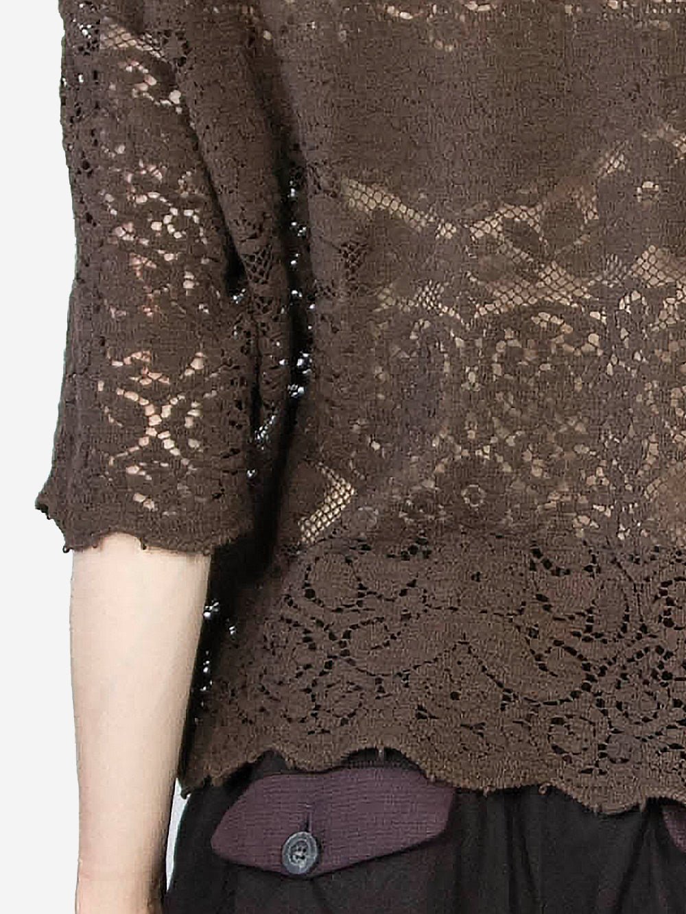 Antique Chateau Lace Tibi Top