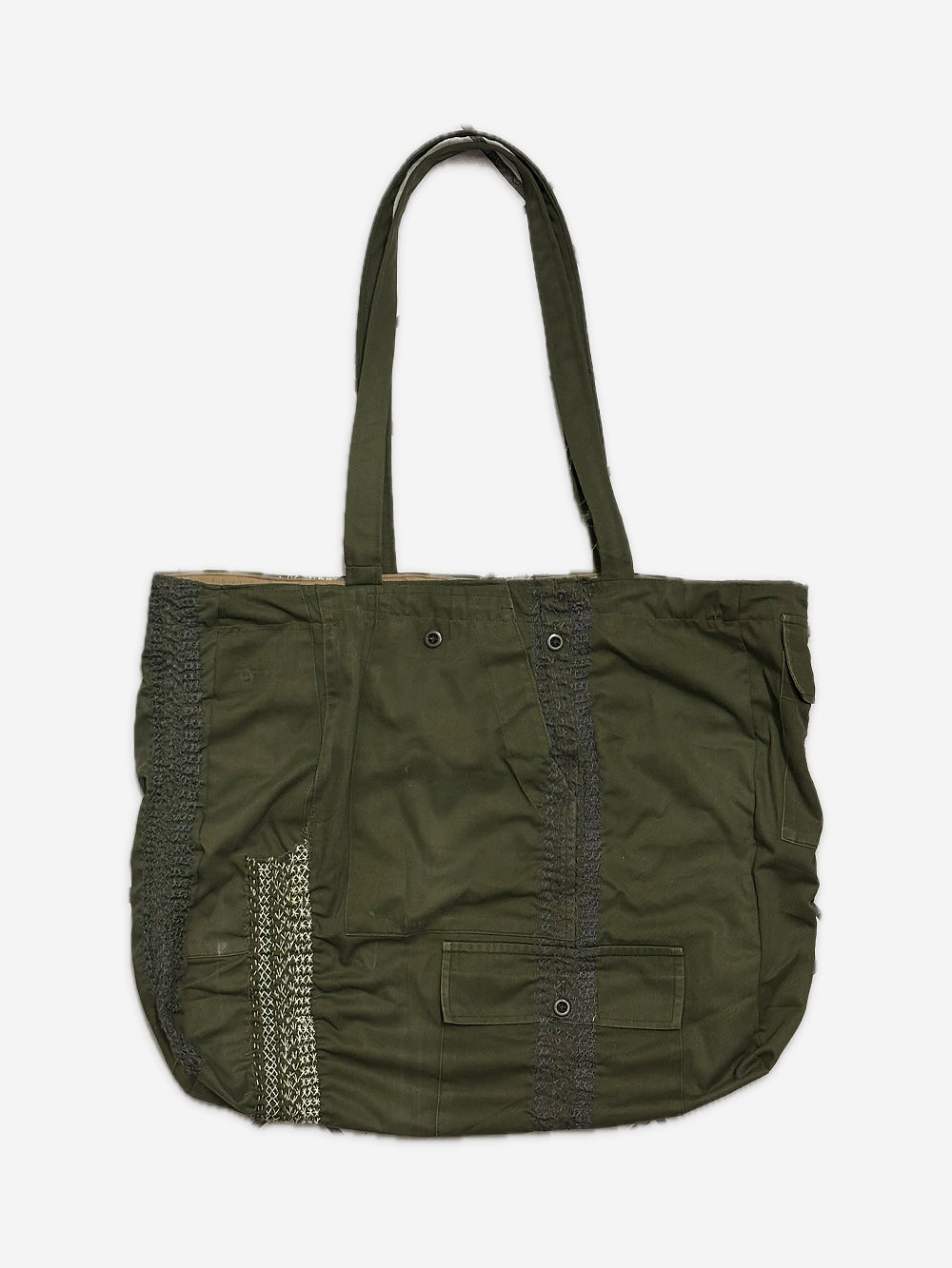 Vintage Military Canvas Tote