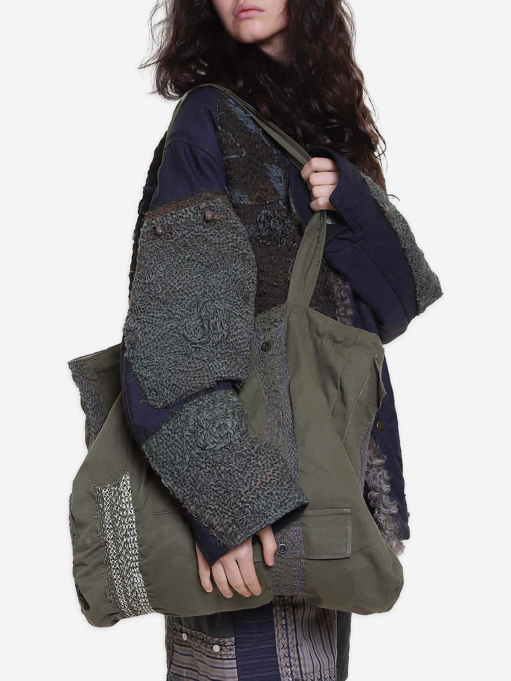 Vintage Military Canvas Tote