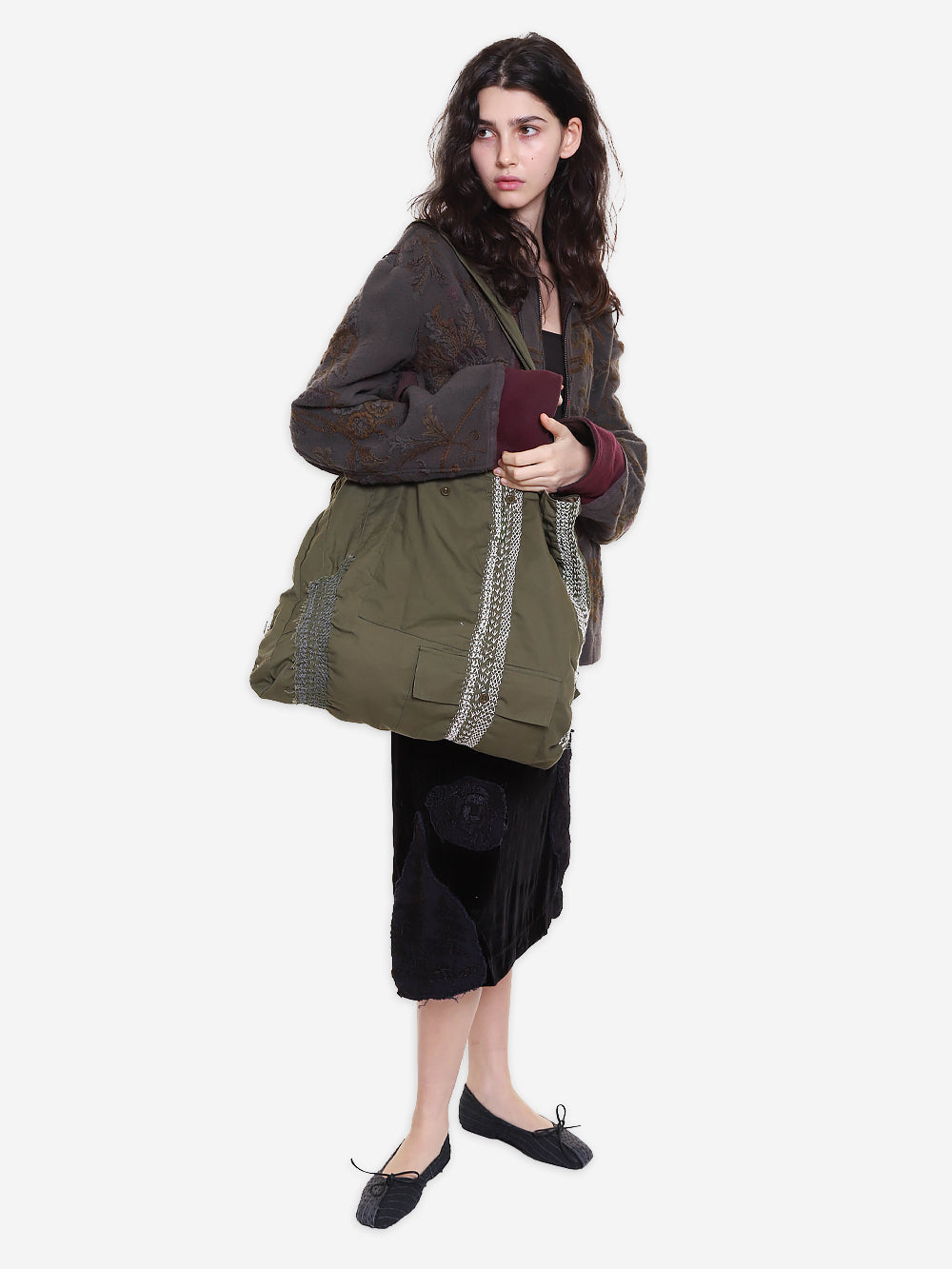Vintage Military Canvas Tote