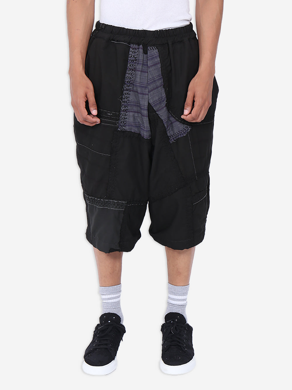 Vintage Shirting Repatch Twisted Bermudas