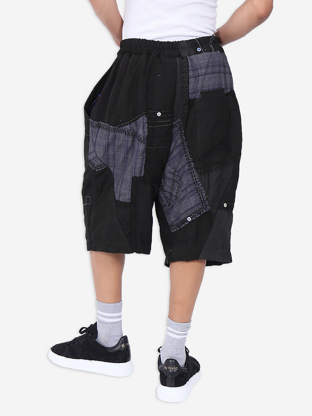 Vintage Shirting Repatch Twisted Bermudas