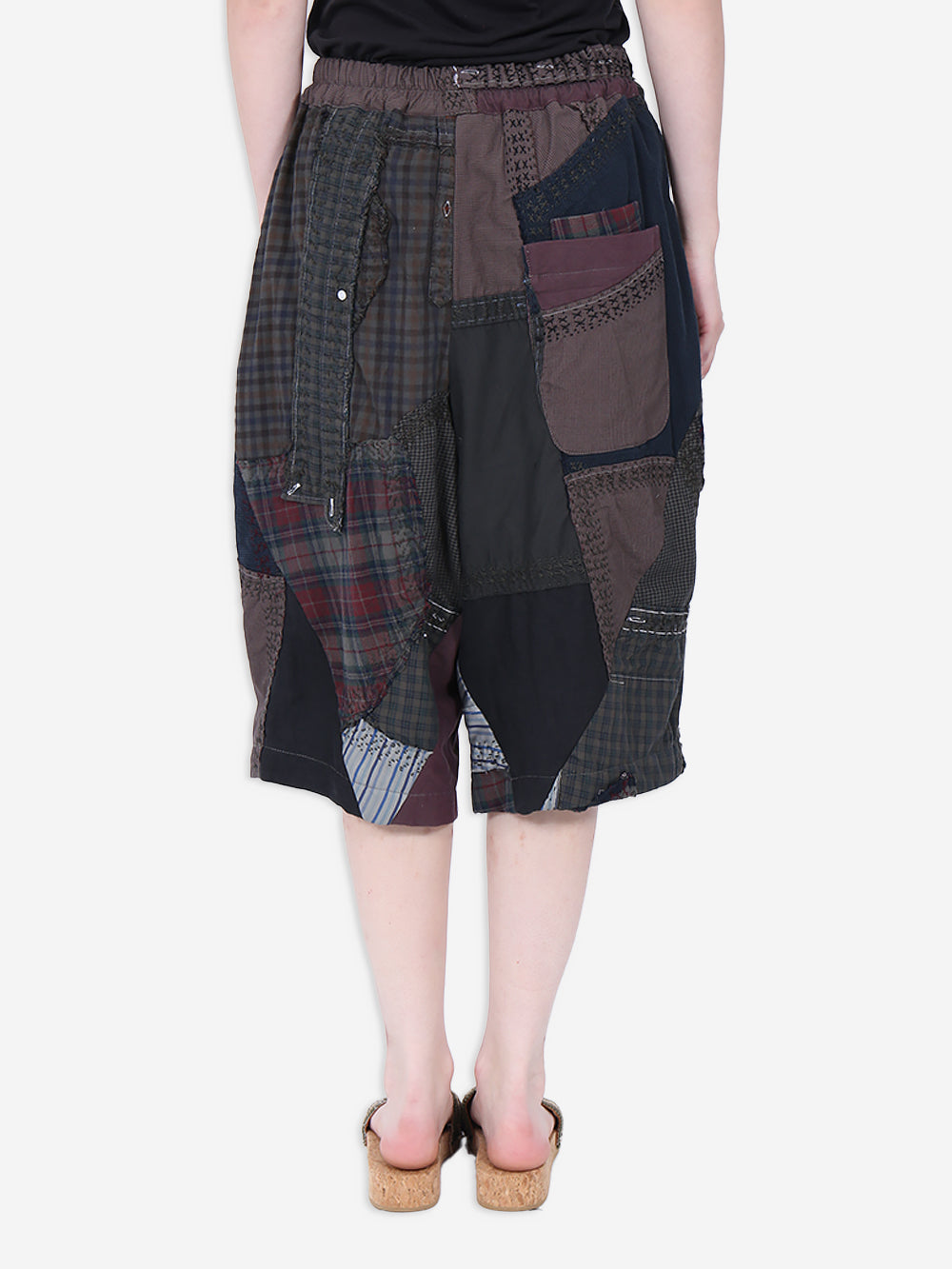 Vintage Shirting Repatch Twisted Bermudas