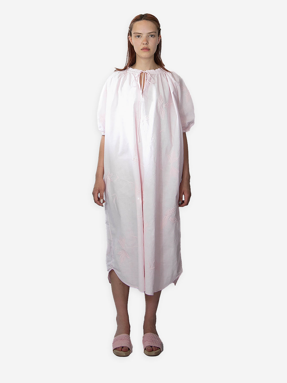 Vintage Embroidered Poplin Virginia Dress