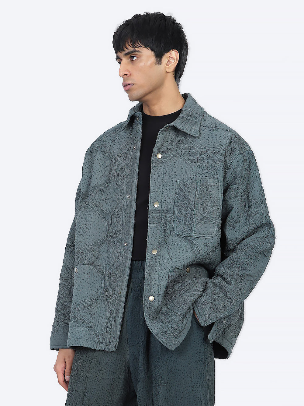 Wadded Venetian Backed Lace Rain Jacket
