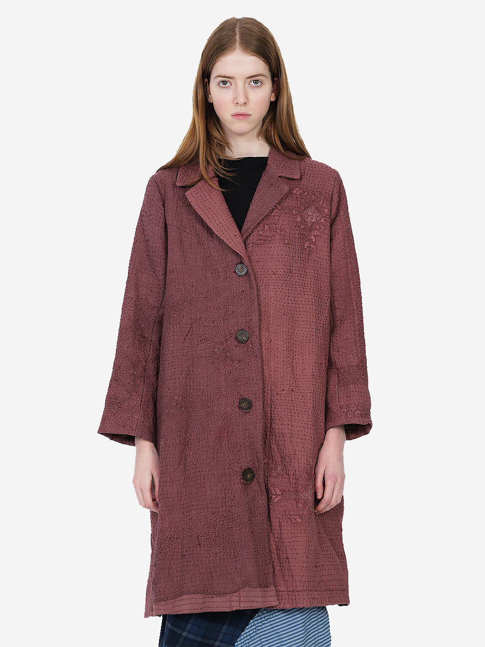 Wadded Venetian Backed Lace Scarlet Coat