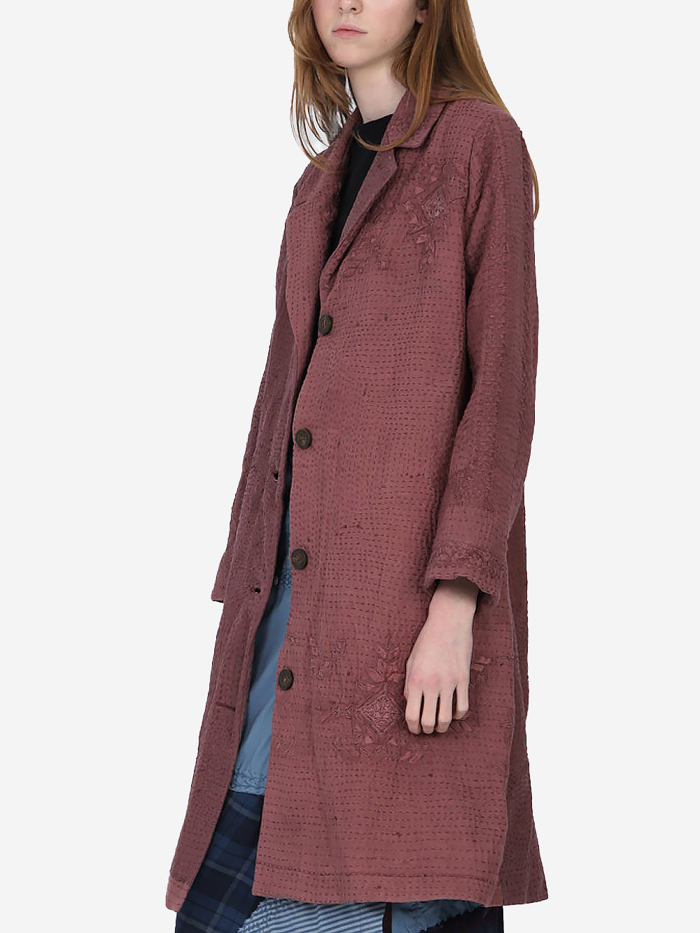 Wadded Venetian Backed Lace Scarlet Coat