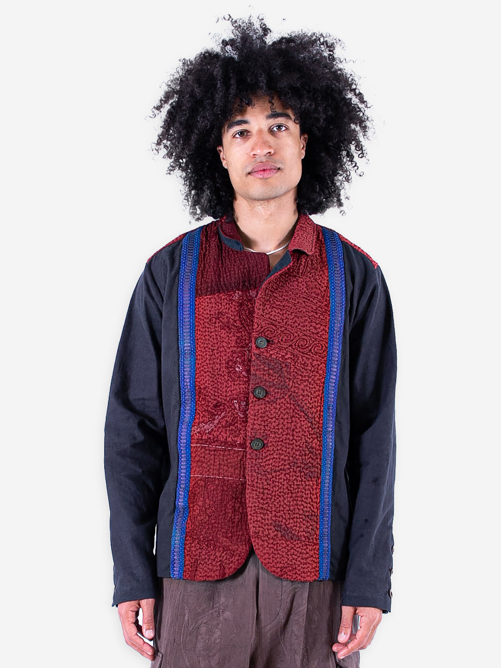 19th Century Embroidered Cotton Wilde Jacket