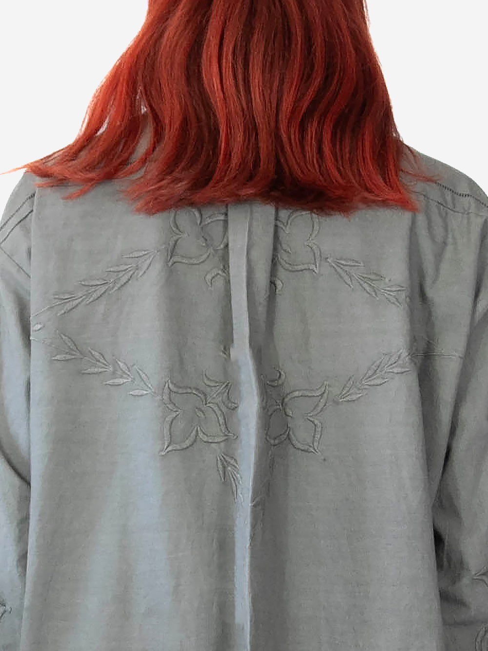 Vintage Embroidered Poplin Yaseen Shirt