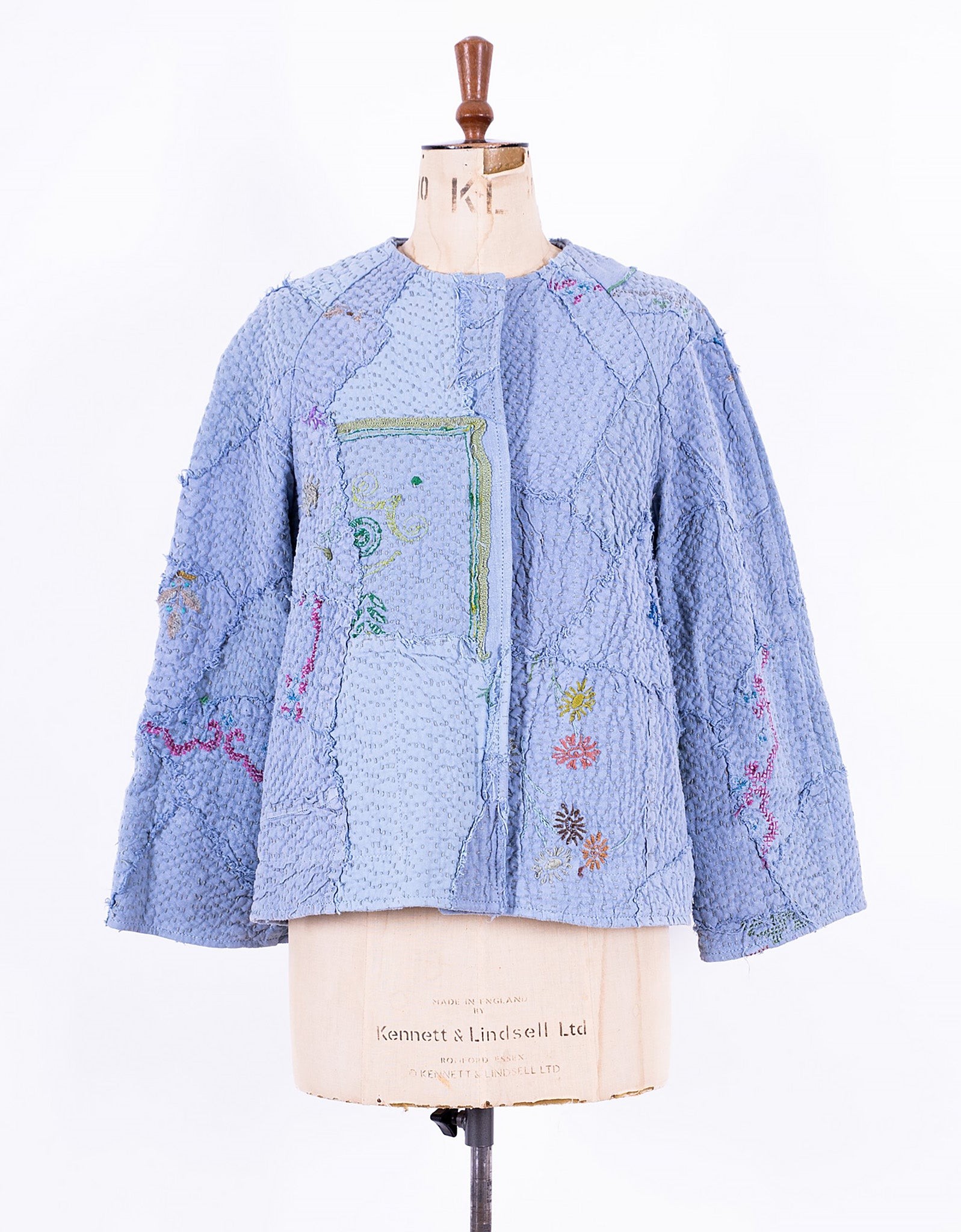 1920s Embroidered Linen Cecilia Jacket