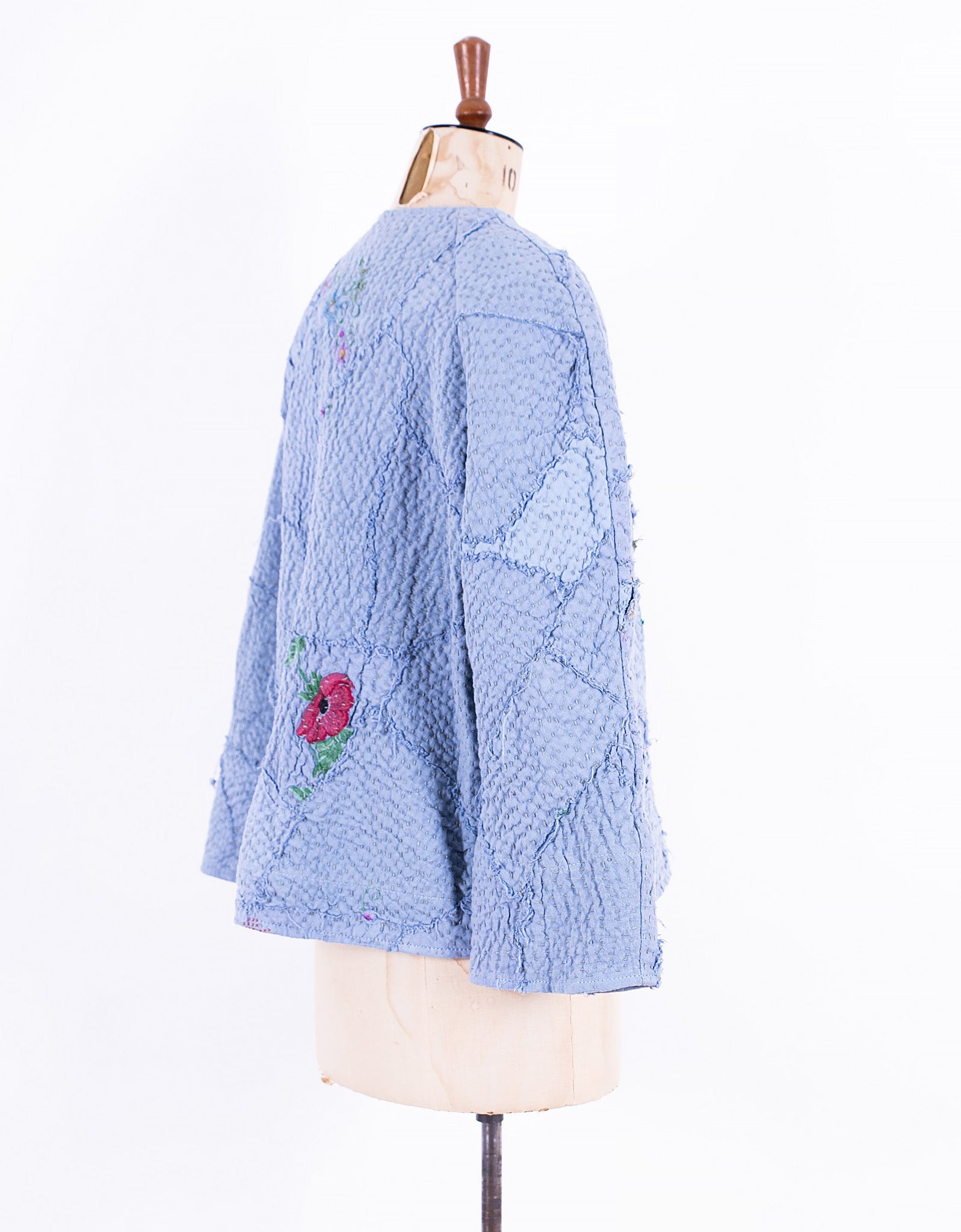 1920s Embroidered Linen Cecilia Jacket