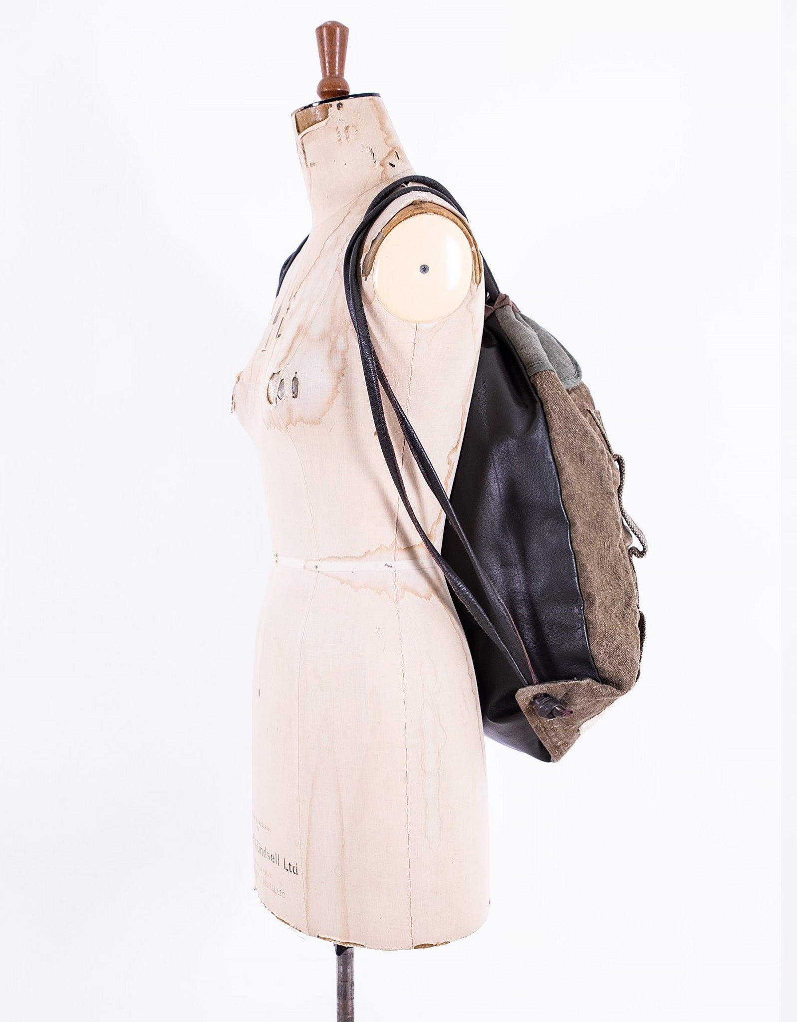 Vintage Canvas & Leather Jim Bag